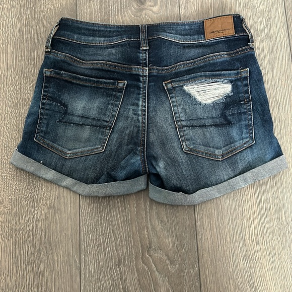 American Eagle “Midi” Super Stretch Jean Shorts, Size 2 - Picture 2 of 4